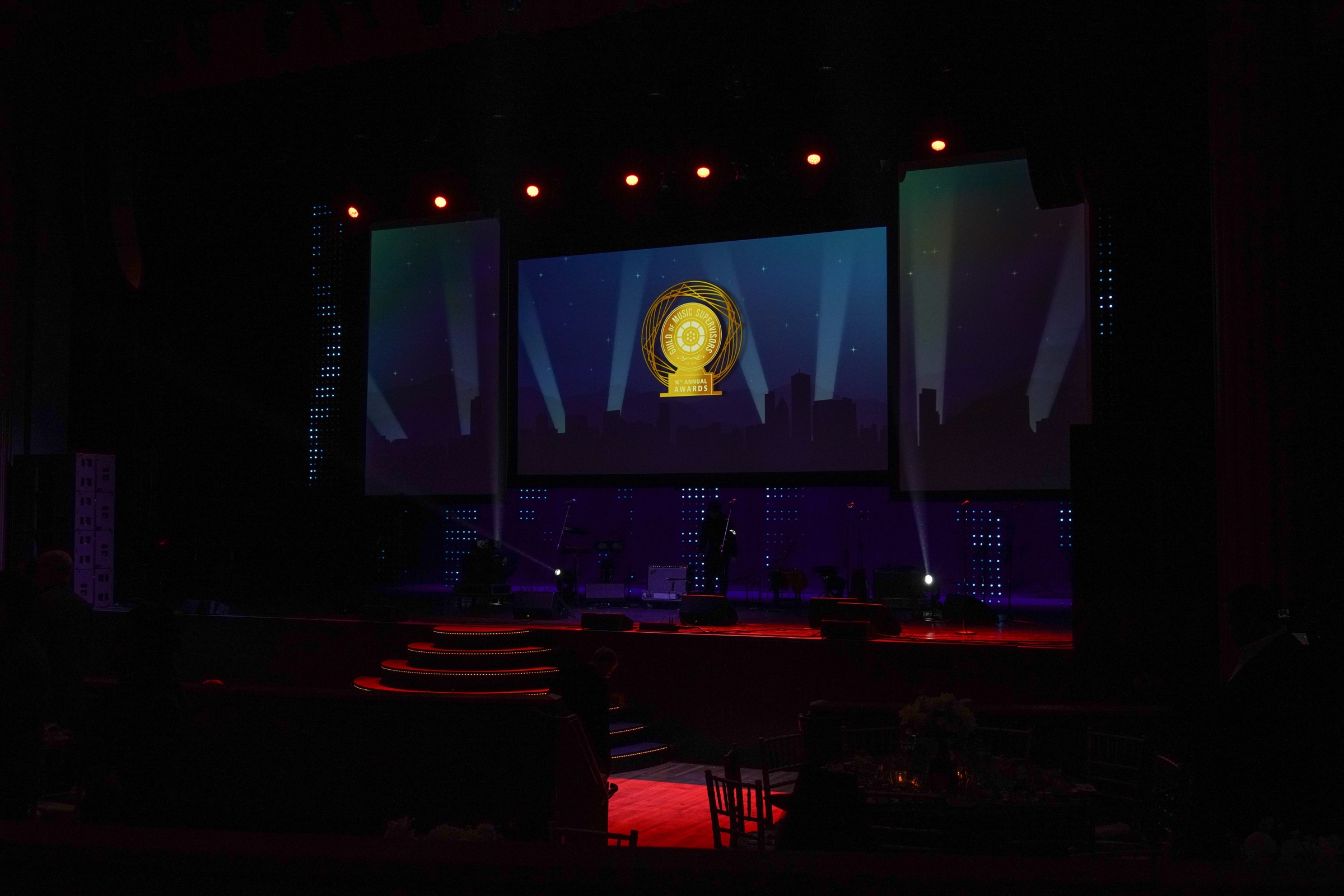 GMS Awards stage prepared for the annual ceremony